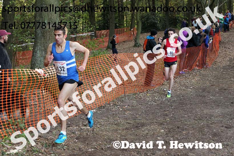 Senior men, 2016 National Cross Country Relays, Berry Hill Park, Mansfield. Photo: David T. Hewitson/Sports for All Pics